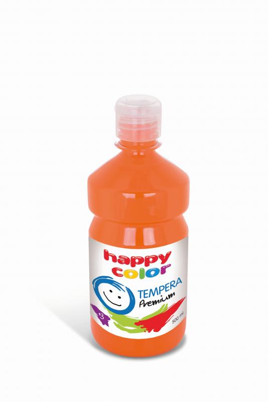 FARBY TEMPERA PREMIUM 500ML POMARAŃCZOWY