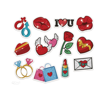 HAFT DIAMENTOWY NAKLEJKI LOVE