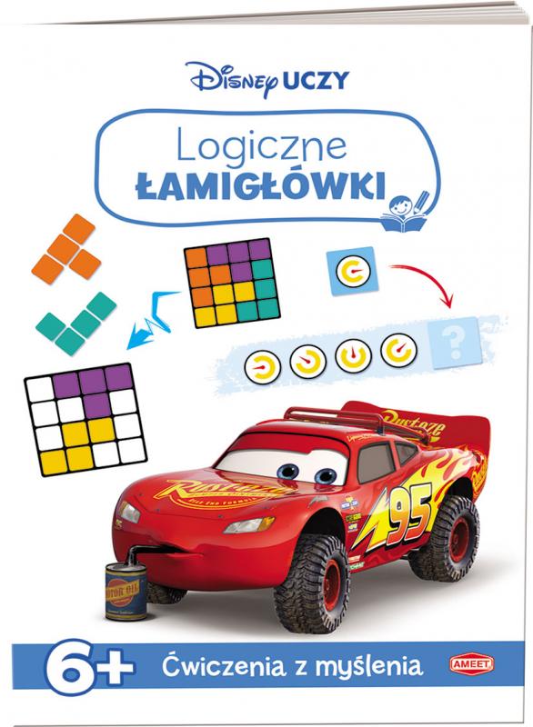 KSIĄŻECZKA DISNEY UCZY AUTA. LOGICZNE ŁAMIGŁÓWKI