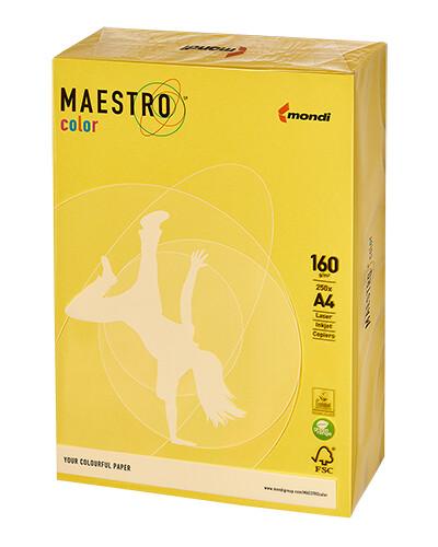 PAPIER KSERO A4 160G CY39 KANARKOWY