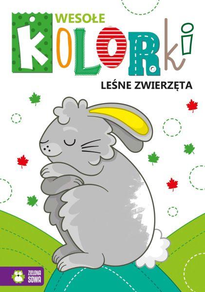 KSIĄŻECZKA WESOŁE KOLORKI.LEŚNE ZWIERZĘTA