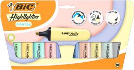 ZAKREŚLACZ BIC HIGHLIGHTER FLAT PASTEL MIX P10