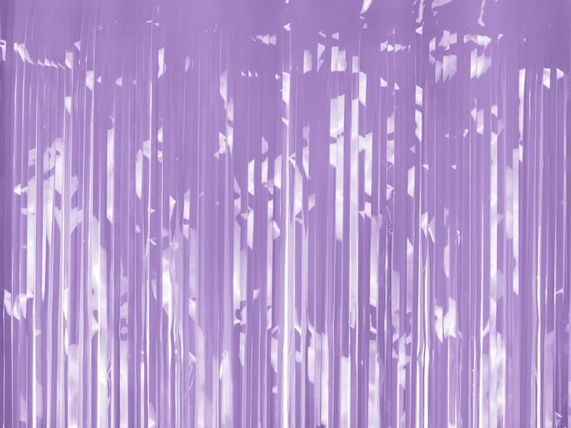 KURTYNA PARTY JASNY FIOLET 100X200CM
