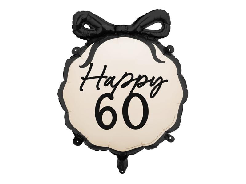 BALON FOLIOWY PASTYLKA HAPPY 60 47,5X45CM MIX