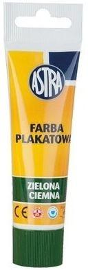 FARBA PLAKATOWA ASTRA TUBA 30ML CIEMNOZIELONA