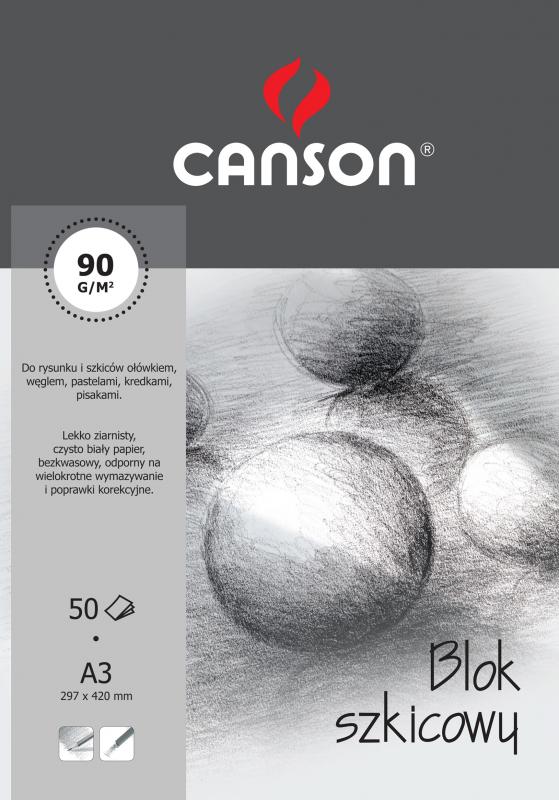 BLOK SZKICOWNIK A3/90G CANSON