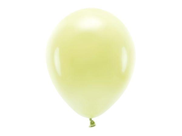 BALONY ECO PASTELOWE JASNO ŻÓŁTE A'100