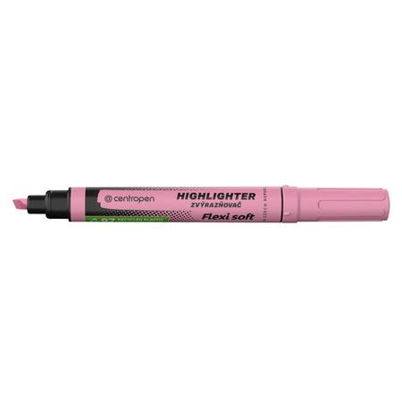 ZAKREŚLACZ CENTROPEN FLEXI 8542 PASTELOWY RÓŻOWY