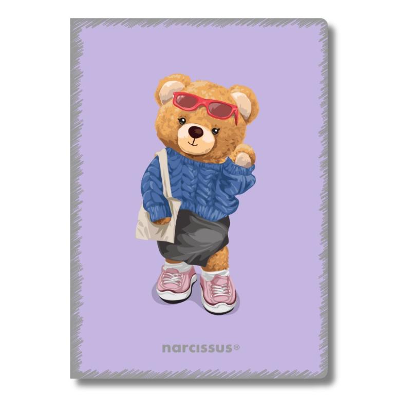 ZESZYT A5/60 # PP TEDDIES 80G NARCISSUS