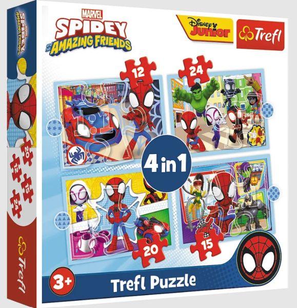 PUZZLE 4W1 TREFL EKIPA SPIDAY'A