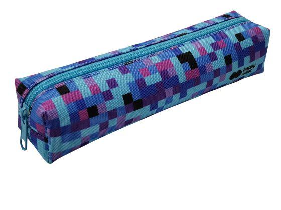 PIÓRNIK SASZETKA MAŁY PROSTOKĄTNY Z1 ZAMKIEM PIXI BLUE HAPPY COLOR