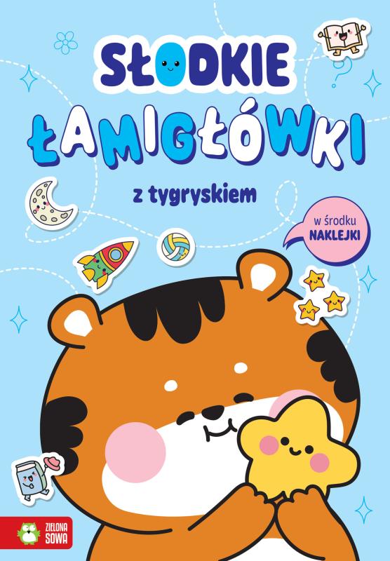 KSIĄŻECZKA SŁODKIE ŁAMIGŁÓWKI Z TYGRYSKIEM