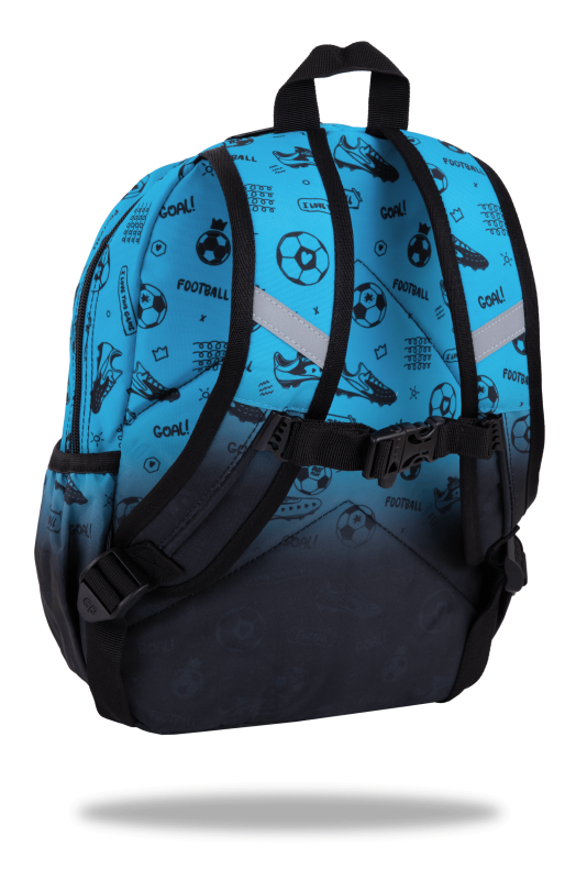 PLECAK DZIECIĘCY CP TOBY - FOOTBALL 2T BLUE
