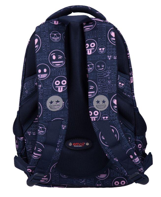 PLECAK 3-KOMOROWY BP-26 EMOJI PINK CABJ