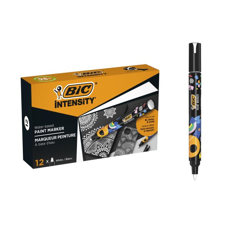 MARKERY BIC PAINT BIAŁY A12