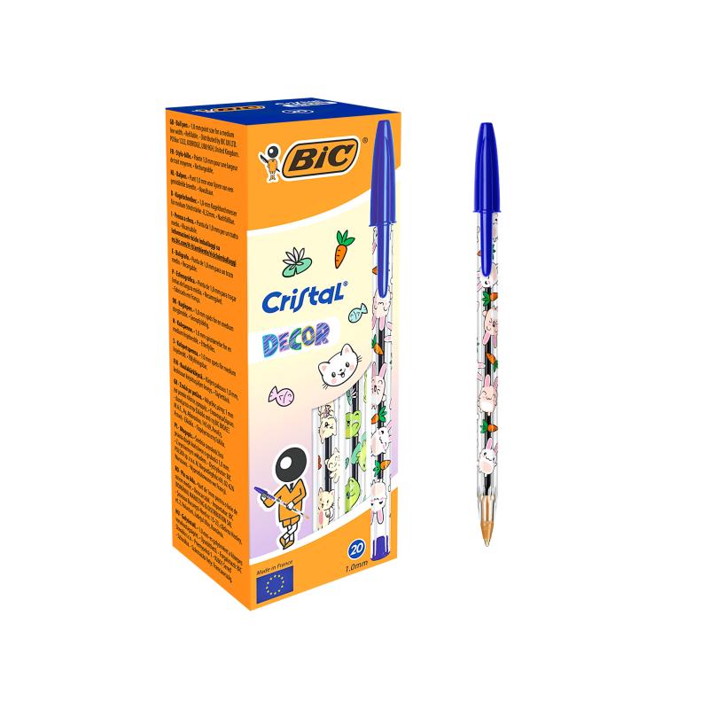 DŁUGOPIS BIC CRIST KAWAII B20 BCL NIEBIESKI