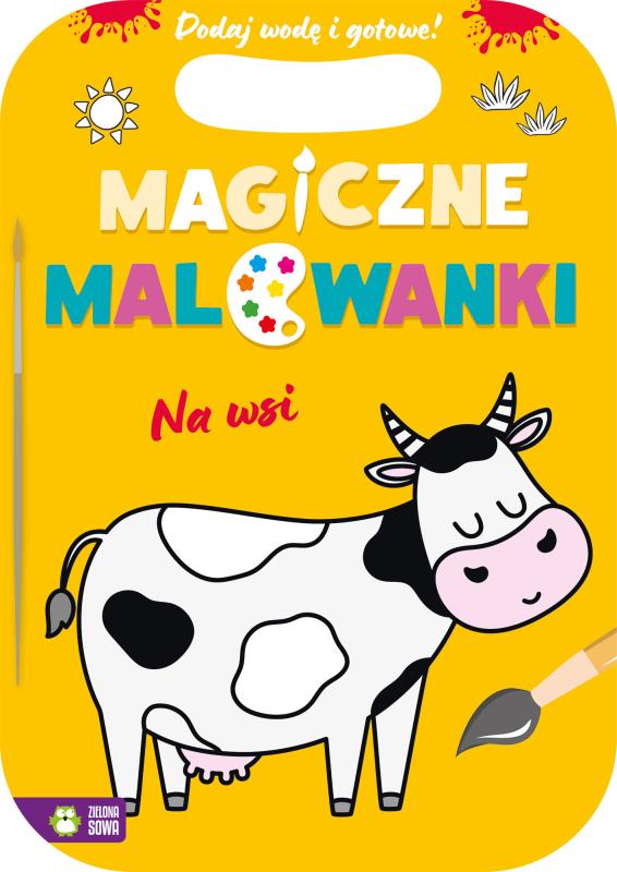 KSIĄŻECZKA MAGICZNE MALOWANKI NA WSI