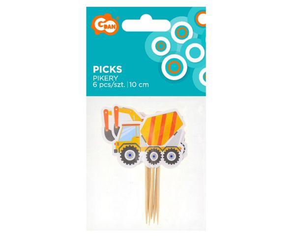 PIKERY DEKORACYJNE PLAC BUDOWY ROZM.4X4X6.5 A6