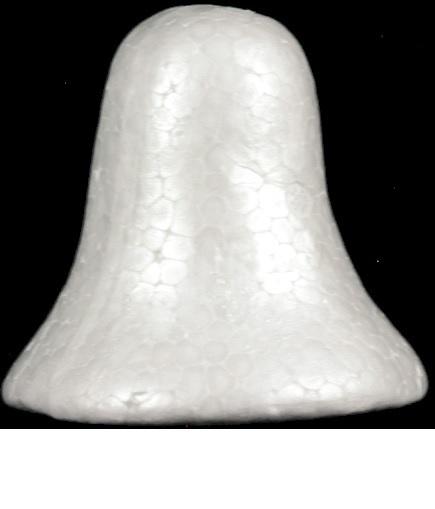 DZWONEK STYROPIAN 9 CM 6SZT
