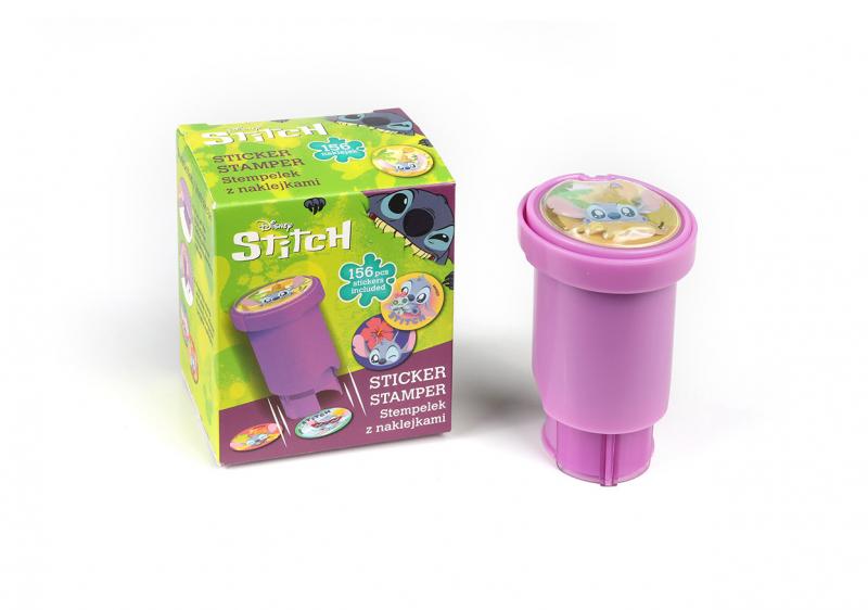 STEMPEL Z NAKLEJKAMI - MIX 2 WZORÓW, DISNEY STICH