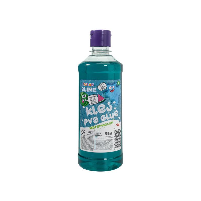KLEJ PVA O ZAPACHU ARBUZA - TURKUSOWY 500ML TUBAN