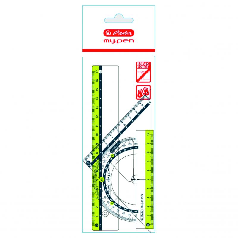 ZESTAW GEOMETRYCZNY 3-CZĘŚCI HERLITZ