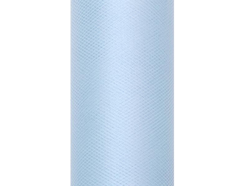 TIUL GŁADKI BŁĘKITNY 0,15X9M