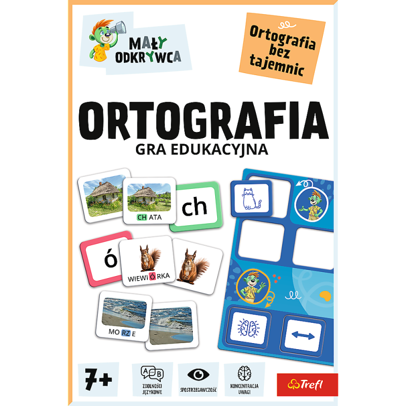 GRA TREFL ORTOGRAFIA MAŁY ODKRYWCA