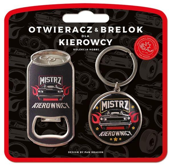 ZESTAW OTWIERACZ+BRELOK HOBBY-KIEROWCA