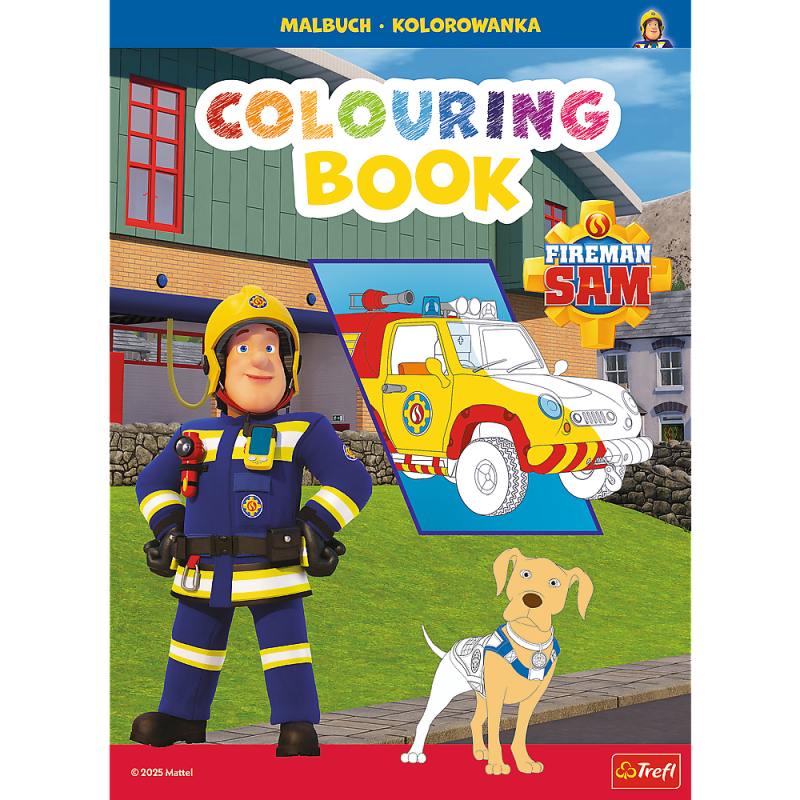 KSIĄŻECZKA TREFL FIREMAN SAM KOLOROWANKA