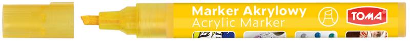 MARKER AKRYLOWY TOMA ŚCIĘTY ŻÓŁTY