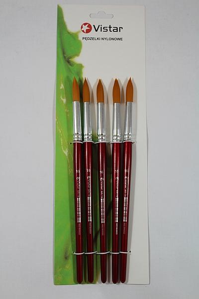 PĘDZELKI NYLONOWE 5 SZT/ NR-16