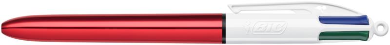 DŁUGOPIS BIC 4-KOL COLOURS SHINE RED A12