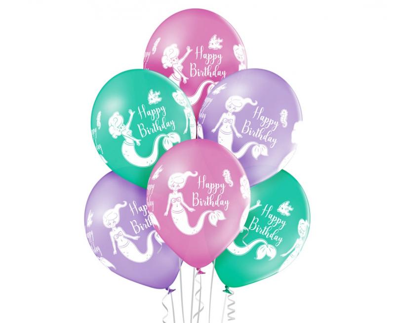 BALONY D11 BIRTHDAY MERMAID A'6