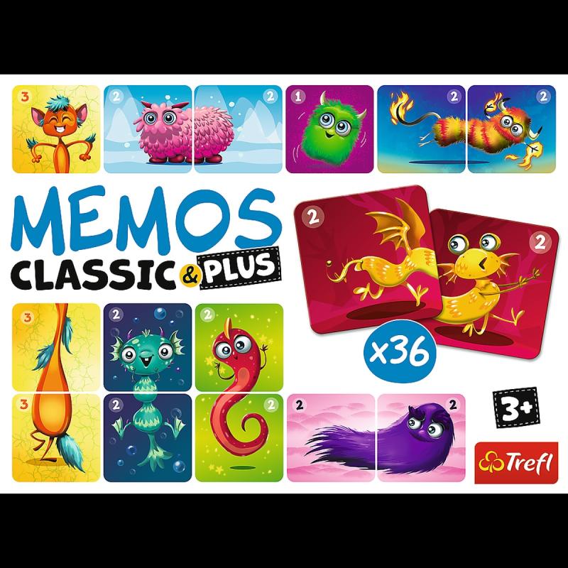 GRA TREFL MEMOS CLASSIC&PLUS UROCZE POTWORKI