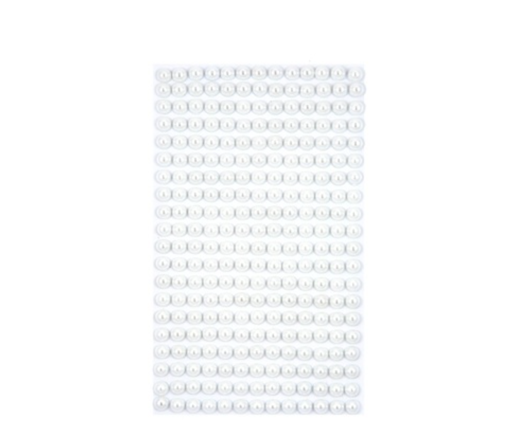 PERŁY SAMOPRZYLEPNE A/260 6MM OFF WHITE