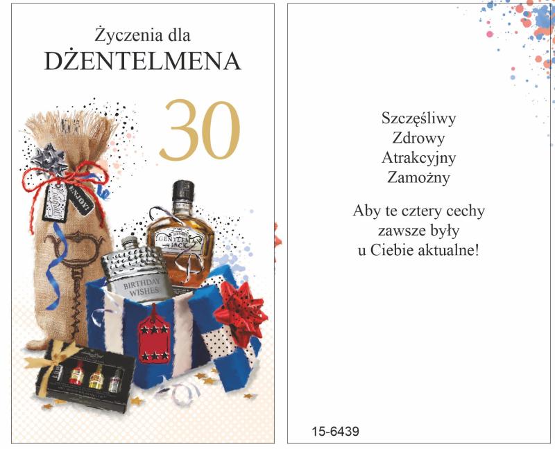 KARNET Z ŻYCZENIAMI URODZINY