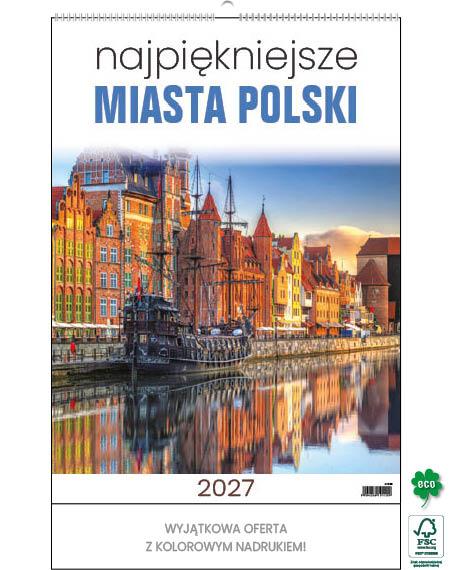 KALENDARZ WIELOPLANSZOWY NAJPIĘKNIEJSZE MIASTA POLSKI JOTAN STANDARD