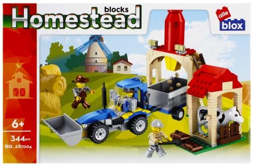 KLOCKI KONSTRUKTOR ALLEBLOX FARMA 344 ELEMENTÓW