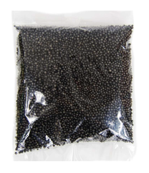 KULKI STYROPIANOWE CZARNE 4MM 10G