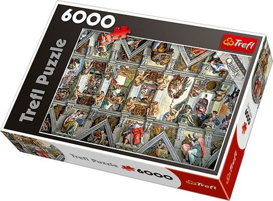 PUZZLE 6000 TREFL SKLEPIENIE KAPLICY SYKSTYŃSKIEJ