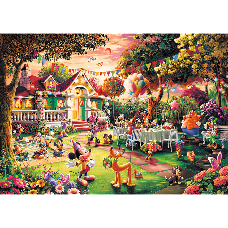 PUZZLE 1000 TREFL PRZYJĘCIE URODZNOWE MYSZKI MICKEY