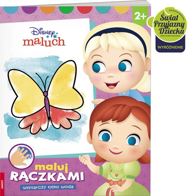 KSIĄŻECZKA DISNEY MALUCH. MALUJ RĄCZKAMI