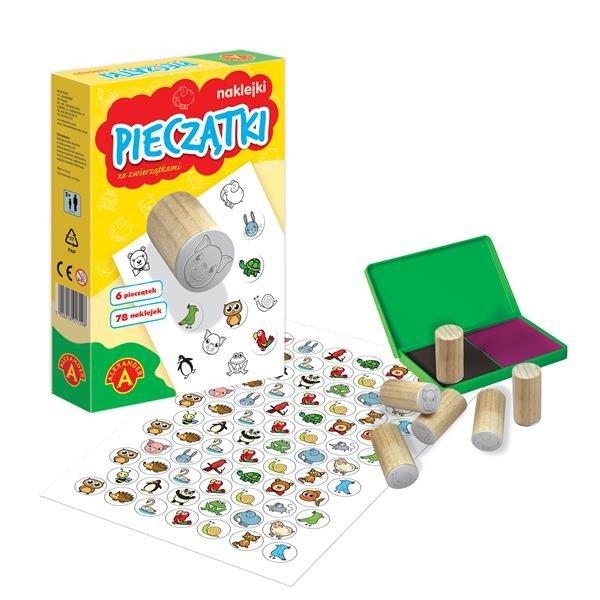 MAŁE PIECZĄTKI I NAKLEJKI ZE ZWIERZĄTKAMI