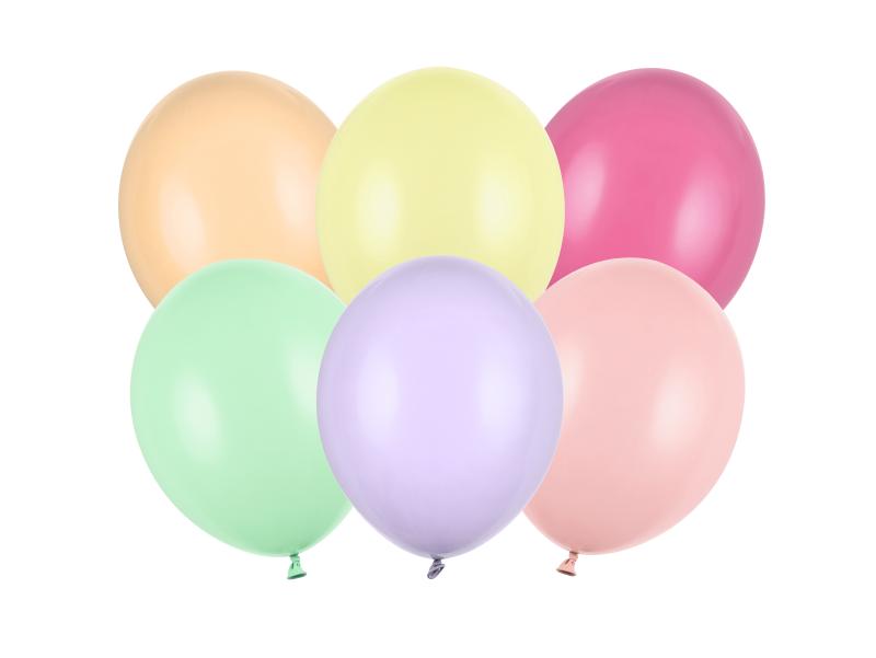 BALONY STRONG, PASTEL MIX, ROZMIAR 27CM A10