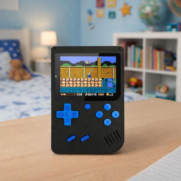 GRA ELEKTRYCZNA KONSOLA RETRO 108W1 EKRAN LCD CZARNA