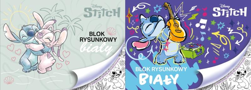 BLOK RYSUNKOWY A4/20 BIAŁY BENIAMIN STITCH