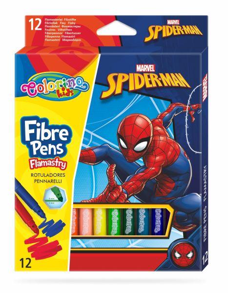 FLAMASTRY 12 KOL.COLORINO / SPIDERMAN / /12/