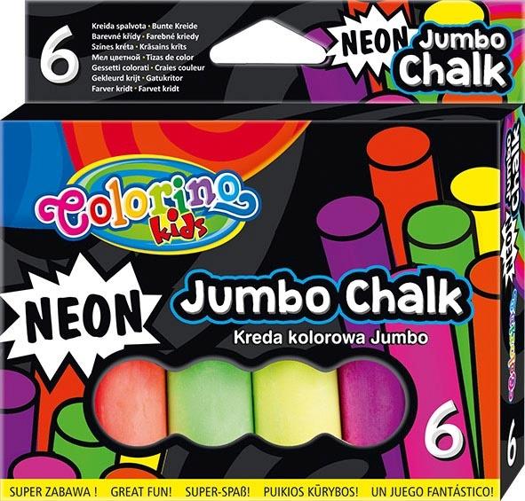 KREDA COLORINO KOLOR 6 SZT. NEON JUMBO