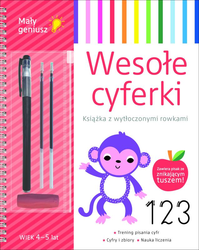 KSIĄŻECZKA MAŁY GENIUSZ WESOŁE CYFERKI